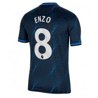 Pánský Fotbalový dres Chelsea Enzo Fernandez #8 2023-24 Venkovní Krátký Rukáv
